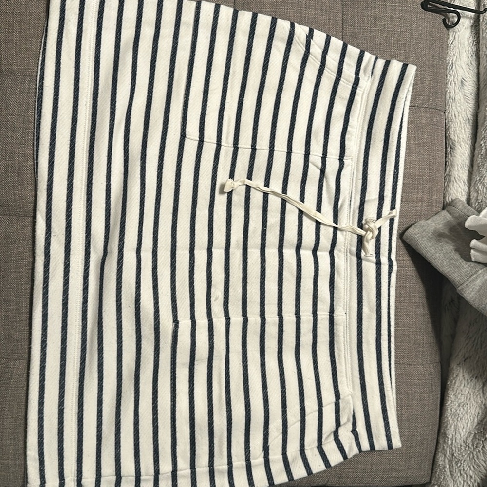 Striped J. Crew Sweatshirt Skirt‎